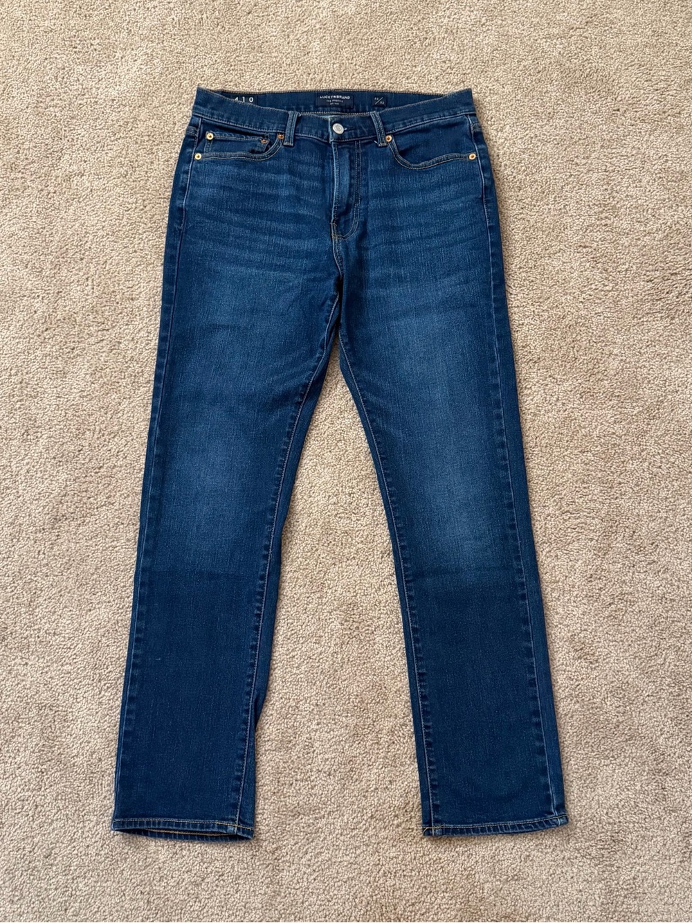 Lucky Brand Men's Dark Wash Slim Straight Jeans 410 Athletic Slim Size 32x32